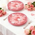 thumbnail image 5 of PEIBang 24Pcs Valentine's Day Party Supplies,7 Inch Heart Paper Plates Disposable Dessert Dinner Plate Set for Valentines Wedding Anniversary Birthday Party Decorations, 5 of 6