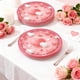 thumbnail image 5 of Lekihaqq Valentine's Day Party Plates Disposable Dinnerware Heart Themed Tableware Heavy Duty Paper Plates for Birthday Party Decorations Festive Celebration Supplies, 5 of 6