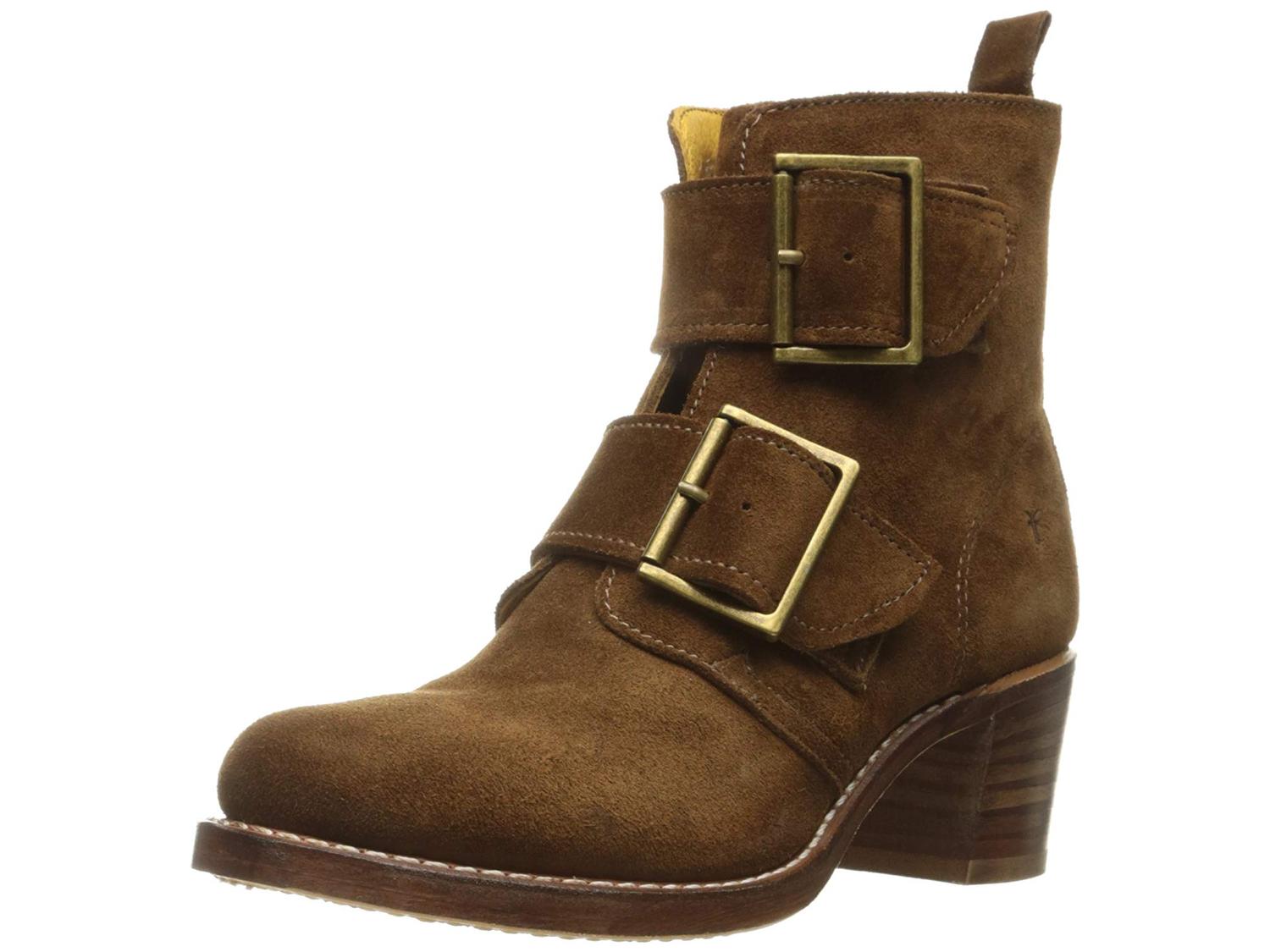 frye women's sabrina double buckle boot