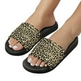 thumbnail image 5 of GZHJMY Stylish Slides for Women Men, Leopard Pattern Soft Flexible Slip-on Sandals Slippers, 5 of 7