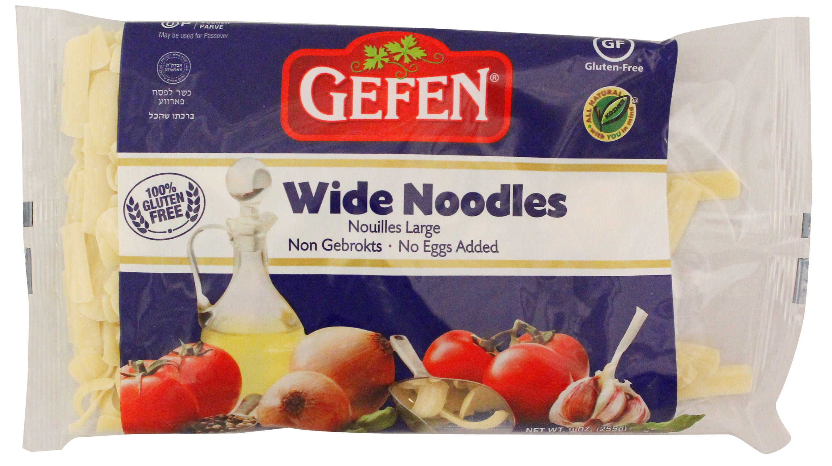 Gefen Glutenfree Wide Noodles, 9 Oz (Kosher for Passover)