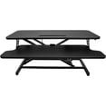thumbnail image 2 of Rehausseur de Bureau Debout de 34 Pouces avec Plateau de Clavier Profond, Convertisseur de Bureau Debout, 2 of 2