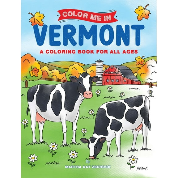 Arcadia Children's Books Color Me In, Vermont, (Paperback)