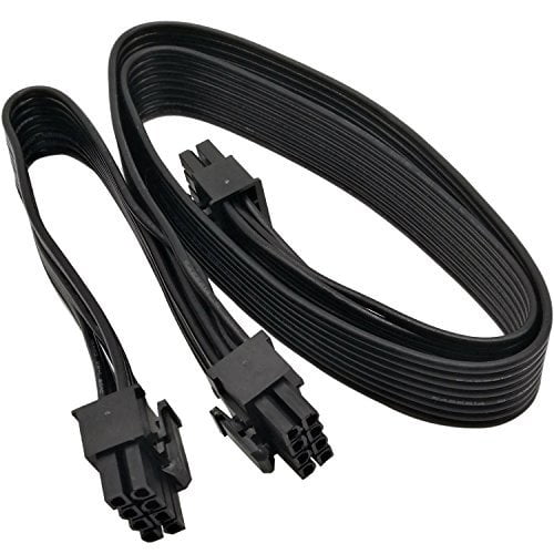 Comeap Replacement For Atx Cpu 8 Pin Male To Dual Pcie 2x 8 Pin 6 2 Male Power Adapter Cable For Corsair Modular Power Supply 24 Inch 8 Inch 62cm 21cm Walmart Com Walmart Com