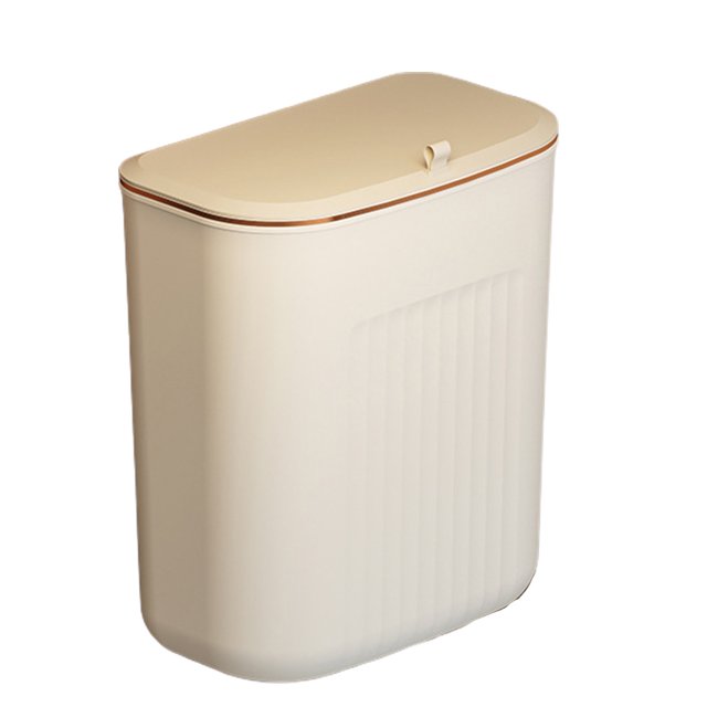 LCXmlly Easy Installation Hanging Trash Bin Strong Loadbearing Enlarge Caliber Punchfree Kitchen Wall Mounted Garbage Can