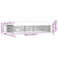 thumbnail image 2 of vidaXL Outdoor Kennel for Dogs with Roof, 2 of 10