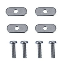 Worgeous 1 Set Kayak Bolt and Nut Set in Silver for Fishing Mount Accessories