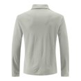 thumbnail image 5 of Mfakffe Polo Shirts For Men Long Sleeve Golf Shirts Quick Dry Lightweight 3-Button Performance Work Fishing Athletic, 5 of 5