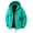 Mint Green, variant on Men's Casual Loose Hooded Windproof Water Jacket For Hiking Camping Mountaineering White XXXL