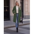 thumbnail image 5 of Zeagoo Women's Zip Up Hoodies Long Tunic Sweatshirts with Pockets Fleece Casual Long Sleeve Fall Jacket Coat, 5 of 6