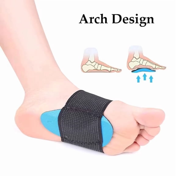 Orthotic Arch Support Insoles Shock Absorbing Sports EVA Cushion for High Arch Flat Feet Plantar Fasciitis Pain Relief