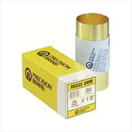 Brass Shim Stock Rolls, 0.0013", Brass, 0.02" x 60" x 6"
