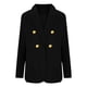 thumbnail image 2 of TaTaai Women's Casual Suit Coat Long Sleeve Lapel Collar Button Front Patch Pockets Solid Color Blazer Slim Fit Lightweight Spring Summer Daily Office Wear Gift, 2 of 5