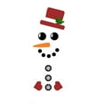thumbnail image 2 of karymi Christmas Decorative Stickers Holiday Party Fridge Magnets Christmas Snowman Decorative Wall Decals Living Room Decor New & Trending New & Trending Clearance, 2 of 9