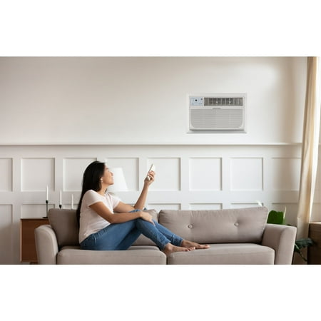 Keystone - 550 Sq. Ft. 12,000 BTU In Wall Air Conditioner - White