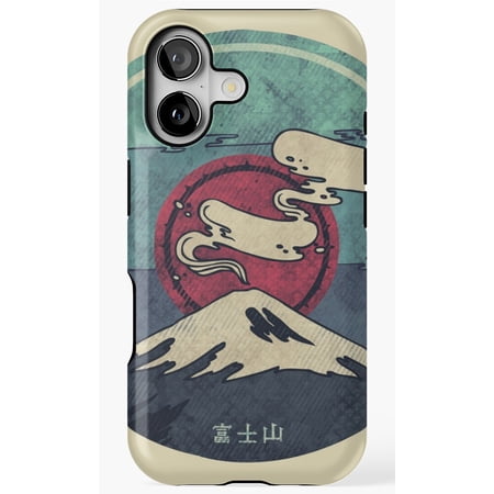 Fuji Mountain Japanese Landscape Phone Case for iPhone 11 12 13 14 15 16 17 Pro Max