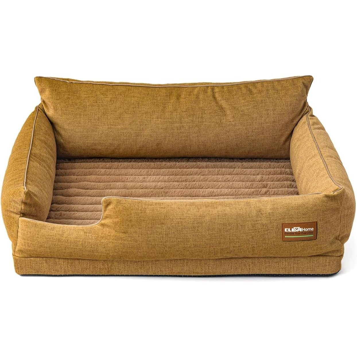 Comfort Orthopedic Dog Sofa Bed for Small Dogs and Cats – Washable Cover & Nonslip Bottom, Orthopedic Egg-Crate Foam Design