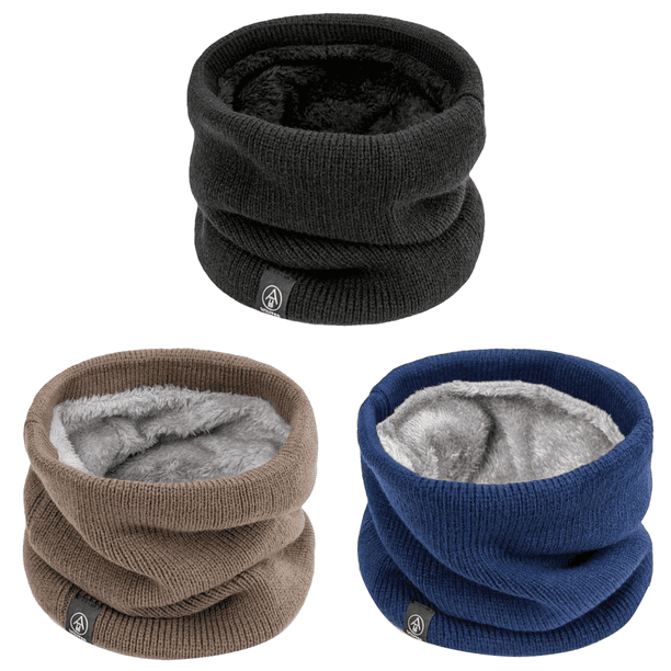 Calentador Cuello Invierno Punto Hombres Mujeres Polaina Bufanda para Clima ()