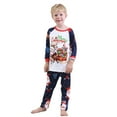 thumbnail image 3 of Family Pajama Set Print European Style for Parent Child Matching Suit,Pajamas for Family, 3 of 7