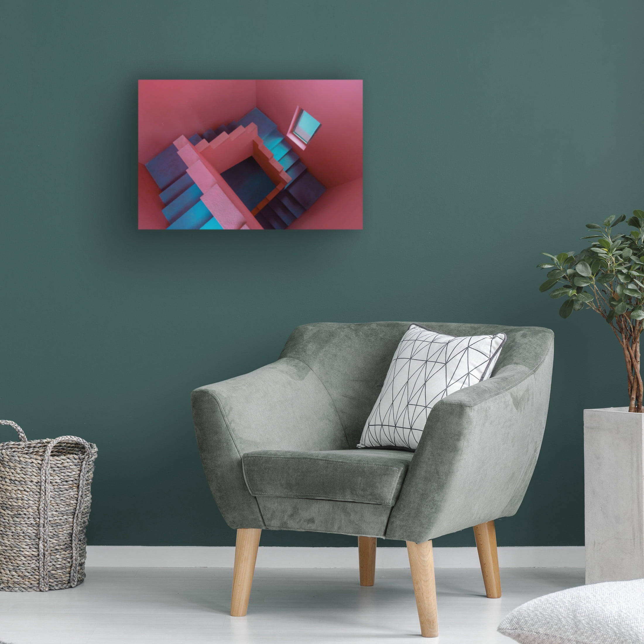 Canvas Wall Art - Jonas Daley 'Monument Valley' Wall Art for Living Room, Bedroom, or Office Décor by Trademark Fine Art - 47 x 30 Inches