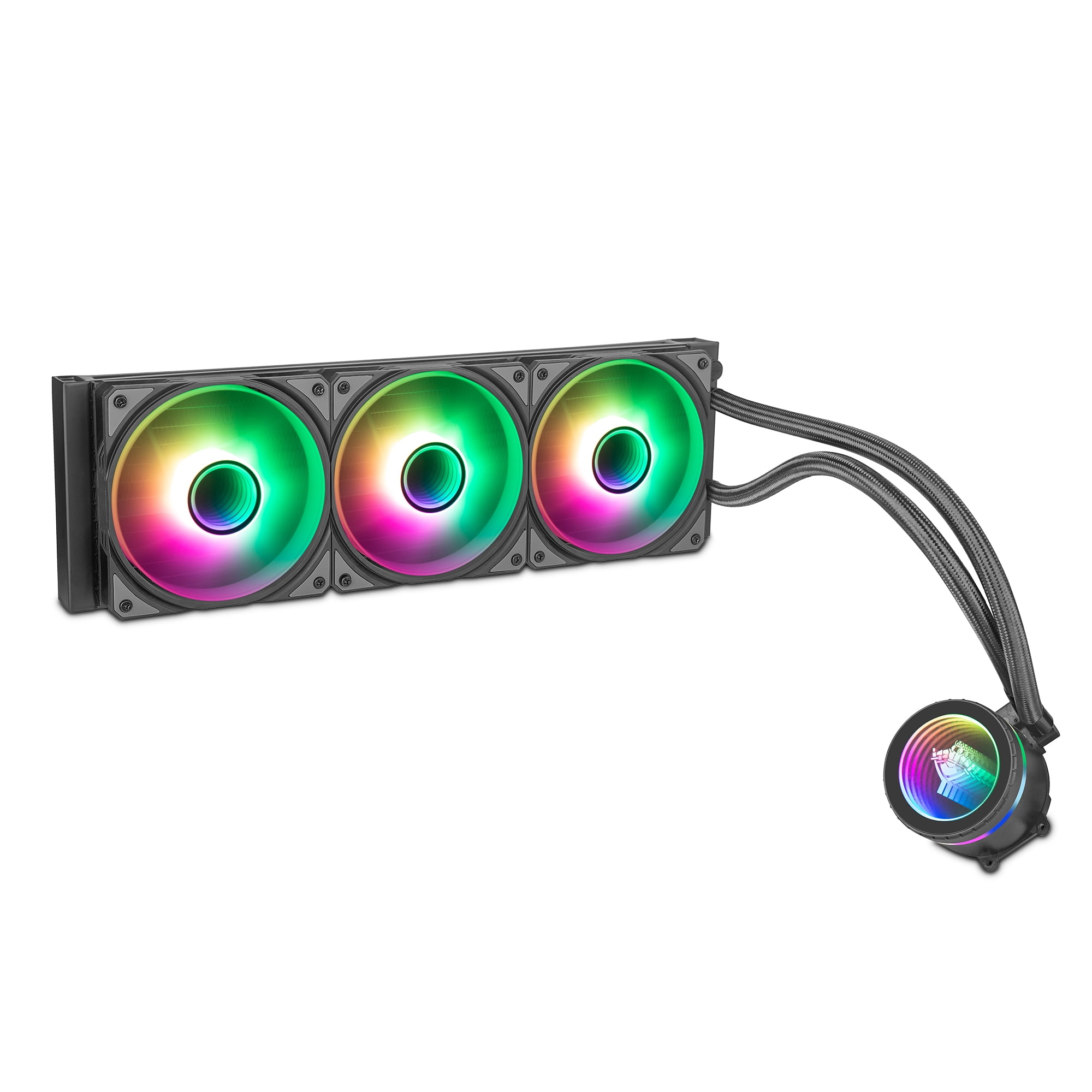YEYIAN VATN Series Liquid CPU Cooler System ARGB 360mm, Intel LGA1700/115X, AMD AM4/AM5 sockets - Model: YTT-360AL-01