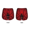 thumbnail image 5 of Picia Spider on the Web Pattern Women's 2 in 1 Athletic Running Shorts High Waisted Workout Casual Gym Sweat Shorts with Comfy Liner Zipper Pockets-Large, 5 of 9