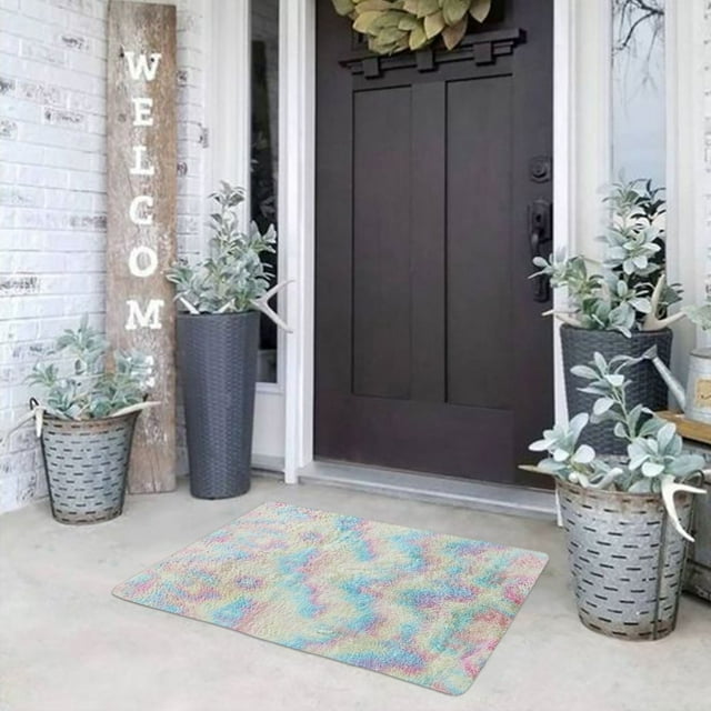Fiudx Alfombra Suave, Diseño Antideslizante, Versátil para Decoración Del Hogar, Dormitorio, Sala de Estar, Manta de Picnic, Manta de Playa, Regalo Navideño, Tamaño 40 X 60 Cm.