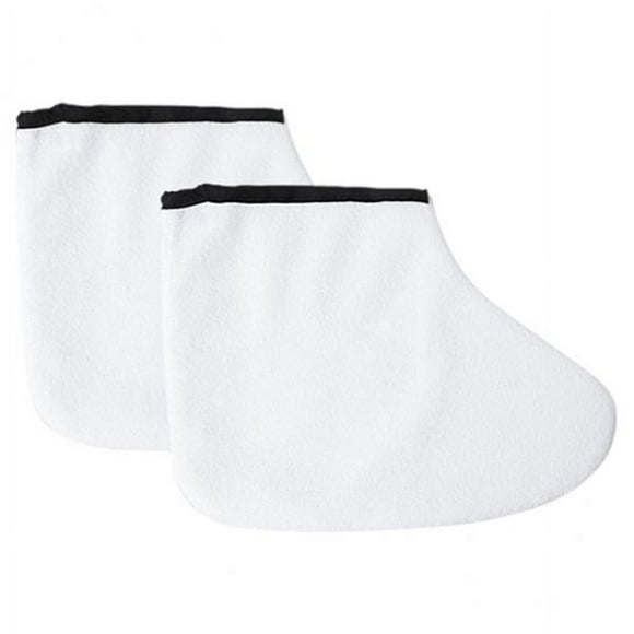 5 Guantes De Cera De Parafina, Botines, De Tratamiento, Cubierta Blanca Para Pies