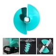 thumbnail image 3 of 2X Ice Auger Bit Fan Blade Nylon Drill with Adapter Float Ice Auger Bit Fan Blades Power Tools Drill Bits 6 Inch Blue, 3 of 3