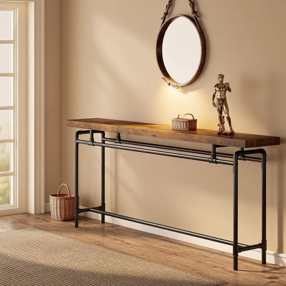 TV Stand Set for ups to 85/90/95/100 inch TV,Drawer Media TV Console Table with Sliding Barn Door and Storage Shelf for Living Room Bedroom,Antique White