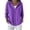 Purple_#03, variant on Sewkxo Womens Zip up Hooded Cardigan Knitted Hoodies Raglan Sleeve Sweaters Jacket Outerwear,Wine L
