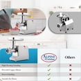 thumbnail image 3 of Alpine Cuisine Stainless Steel Electric Meat Grinder 1000W with UL Approval, High Capacity Meat Tray Blade Sausage Stuffer Maker Meat Claws, Food Meat Grinder for Home Kitchen Use & Easy to Clean, 3 of 7