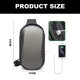 thumbnail image 2 of Bolso bandolera impermeable para hombre, bolso bandolera con puerto USB, bolso de hombro informal para hombre, 2 of 5