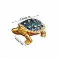 thumbnail image 3 of CasaChic Tortoise Jewelry Box, Light Desktop Decoration Storage Box - Household for Ring & Earrings Storage, 3 of 3