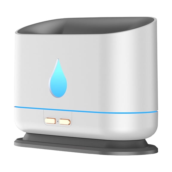 USB Powered Humidifier for Bedroom and Large Rooms – Cool and Warm Mist, Essential Oil Diffuser with Quiet Operation, Adjustable Mist, Auto Shut-off, and Night Light