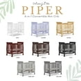 Dream On Me Piper 4in1 Convertible Mini Crib, Natural