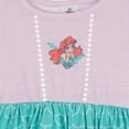 thumbnail image 2 of Disney Princess Little Mermaid Ariel Square Neck Dress Toddler to Big Kid, 2 of 3
