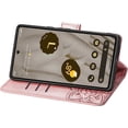 thumbnail image 3 of for Google Pixel 7a Wallet Case for Women Girls, Shiny Butterfly Flower PU Leather Cover with Card Slot Holder Flip Phone Case for Google Pixel 7a Rhinestone Rose Gold, 3 of 17