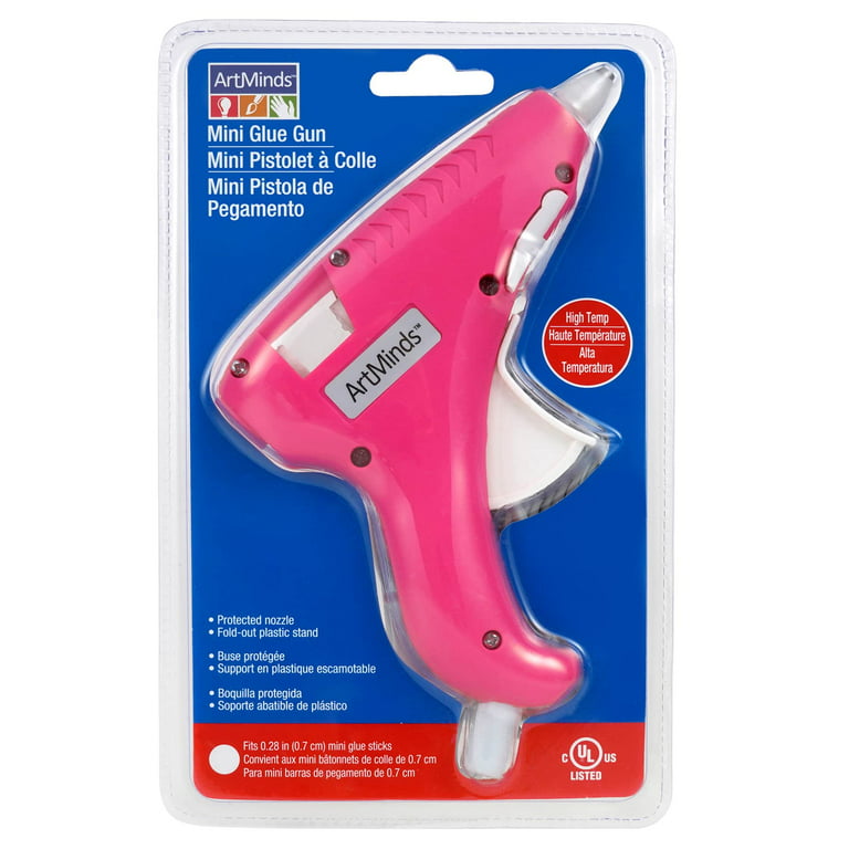 Hot Glue Gun, 20V Pink Cordless Glue Gun with 30 PCS Full Size Glue Sticks