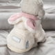 thumbnail image 5 of Abrigo para perros Abrigo de plumas de dos patas para mascotas pequeñas | Chaleco acolchado y cálido | Tela impermeable antiviento | Cierre de cremallera | Blanco, Gris | Tallas de S M L | Ropa de, 5 of 6
