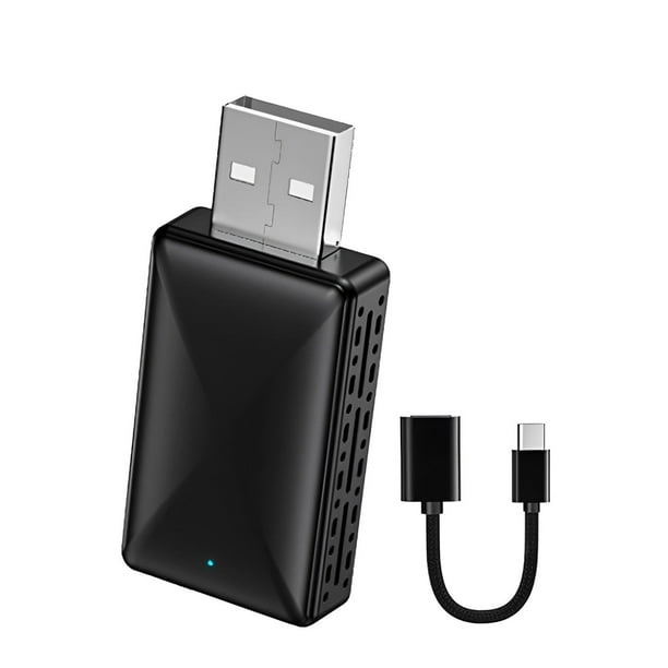 Scienceny Adaptador inalámbrico y Android Auto cableado a adaptador inalámbrico USB/USB-C Paneles de instrumentos para automóviles