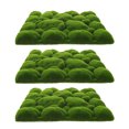 thumbnail image 3 of ColoMX 3pcs simulación de espumas de musgo plantas verdes decoración pared de pared fondo de pared de bricolaje, 3 of 7