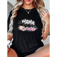thumbnail image 1 of Camisetas Coloridas con gráficos para Mujer, Manga Corta, Cuello Redondo, Camisetas de Verano Lindas, Blusas Ligeras InformalesWomen'S Casual Floral Bear Print T-Shirt, Polyester Blend, Crew Neck, M, 1 of 7
