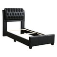 thumbnail image 5 of Glory Furniture Marilla Faux Leather Upholstered Twin Bed in Black, 5 of 8