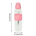 thumbnail image 3 of COM1950s 420Ml Shatterproof Sports Water Bottle – Bpa-Free Plastic,Straw Lid,Leakproof for Gym & Hiking, 3 of 4