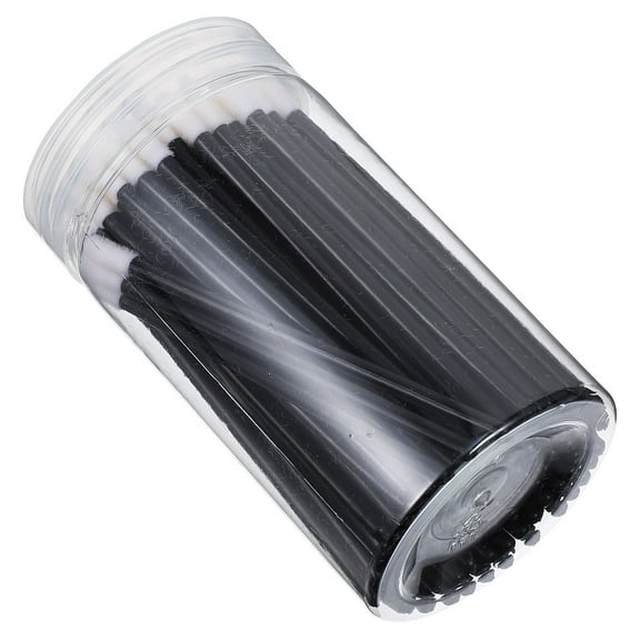 NICEXMAS Nicexmas Disposable Lip Gloss Applicator, Black, Easy to Carry, Precise Application, for Home 100Pcs