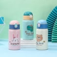 thumbnail image 4 of Taza Termo cruda para niños de conejo rosa de 400ml, termo lindo para niños, taza termo de dibujos animados de 400ml brillar Electrónica, 4 of 4