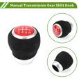 thumbnail image 5 of Unique Bargains Gear Shift Knob 6 Speed Manual Stick Shifter Knob for Subaru Impreza WRX 2009-2018 Plastic Faux Leather, 5 of 6