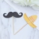 thumbnail image 5 of 24 piezas de adornos para tartas de carnaval mexicano con bigote y sombrero, para fiestas de cumpleaños de bebés, decoración de mesa de postres con palillos de fruta, 5 of 7