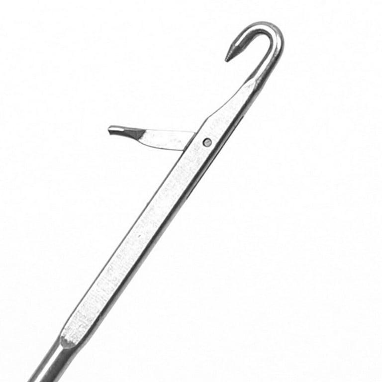 1/2pcs Size S/l Stainless Steel Sewing Loop Turner Hook Needle Embroidery  Diy Needlework Tools